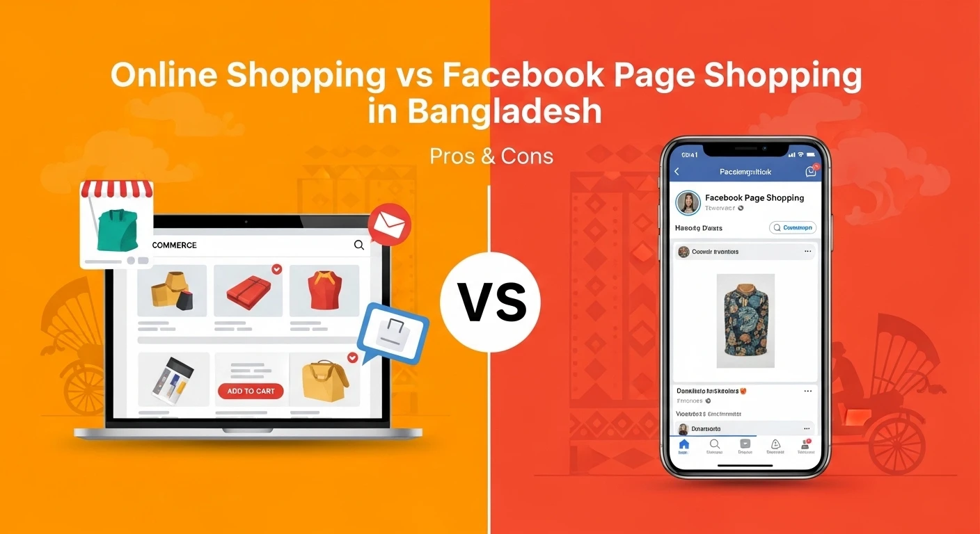 Online Shopping vs Facebook Page Shopping in Bangladesh: Pros & Cons