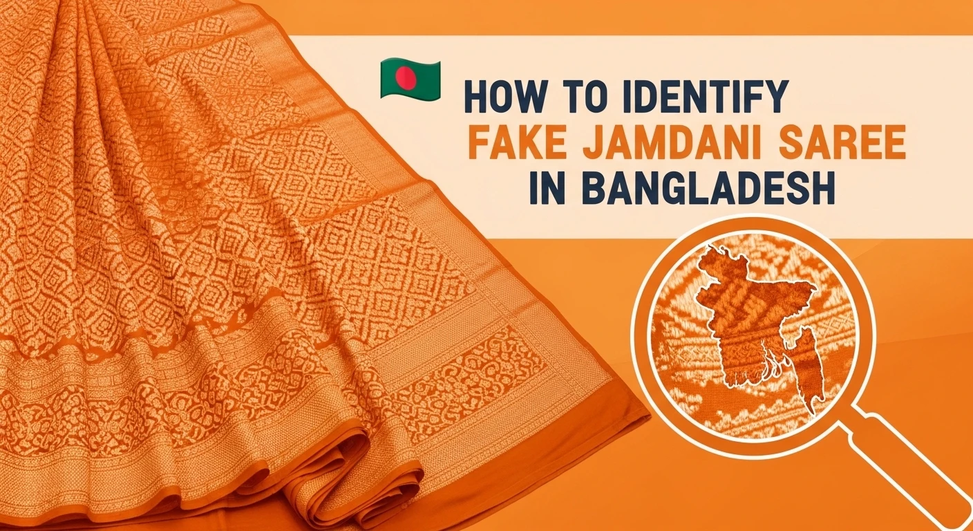 How to Identify Fake Jamdani Saree in Bangladesh